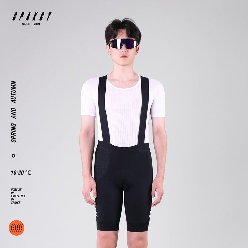 Load image into Gallery viewer, Spakct Fuzzing Waistband 10-20℃ Men Cycling Bib Shorts YC212010
