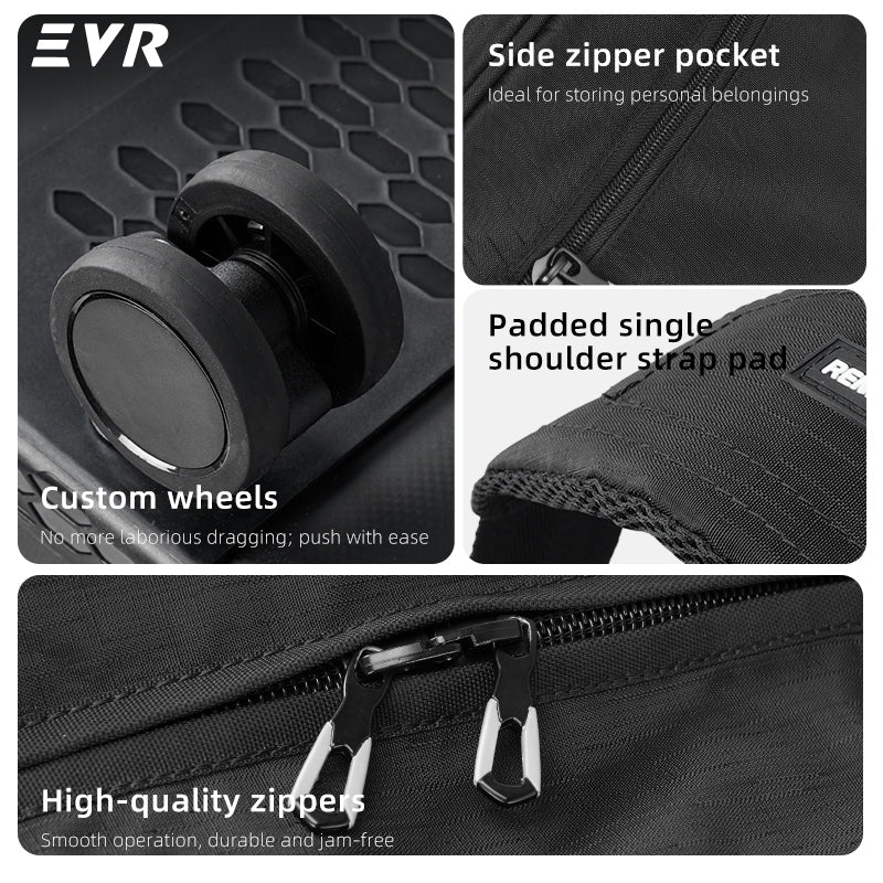Load image into Gallery viewer, EVR Padded Rolling Bicycle Travel Bag | Air‑Friendly Bike Transport Case

