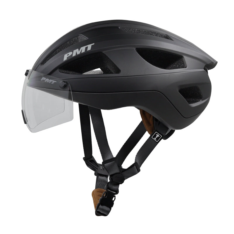 Load image into Gallery viewer, PMT Golf Cycling Helmet with Magnetic Photochromic Sunglasses
