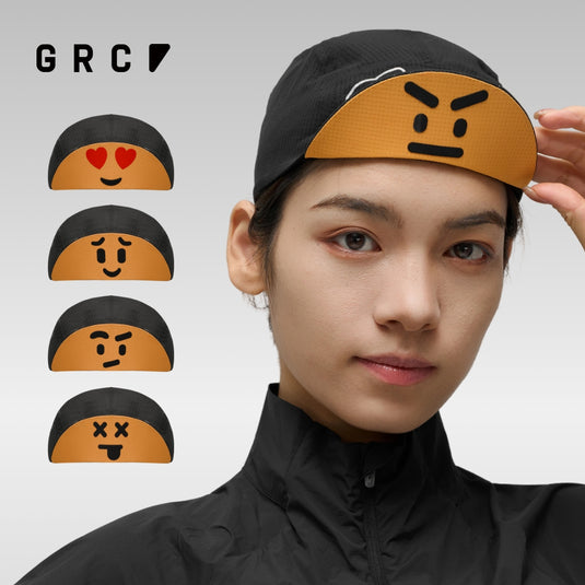 GRC Emoji Cycling Cap - Expressive Performance Headwear 1216