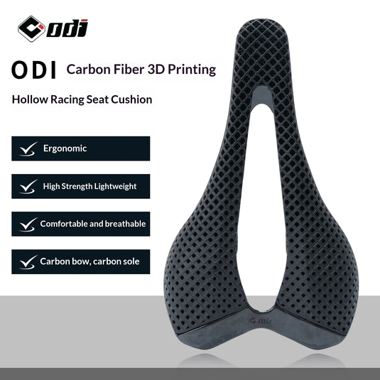 ODI P02 Carbon Fiber 3D Printed Cycling Saddle