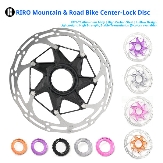 Riro DBR41 Disc Brake CNC Ice Rotor Center Lock
