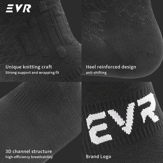 EVR TECH Series Performance Cycling Socks (Imported Tactel Nylon & Anti-Odor) 0902