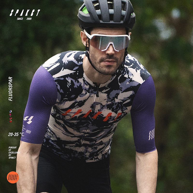 Load image into Gallery viewer, Spakct Four-sided Continuous Pro Men&#39;s Cycling Jersey YB111105
