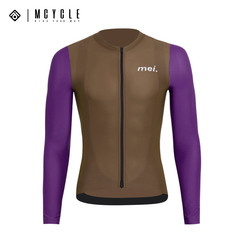 Load image into Gallery viewer, Mcycle Man Contrast Color Long Sleeve Cycling Jersey MY249
