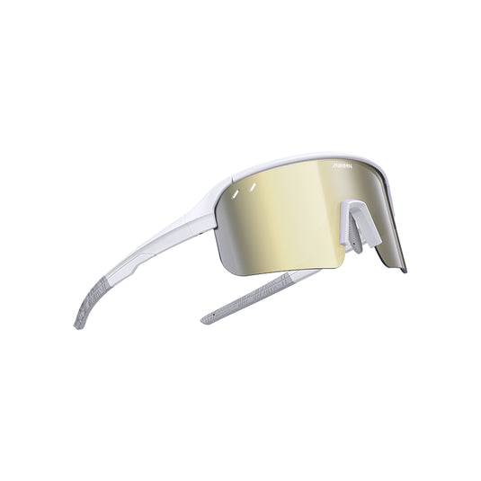 SUNRIMOON Twilight Half‑Rimmed Cycling Sunglasses Lenses By ZEISS, Photochromic, Interchangeable Sports Glasses for Cycling Running Outdoo JN2501B