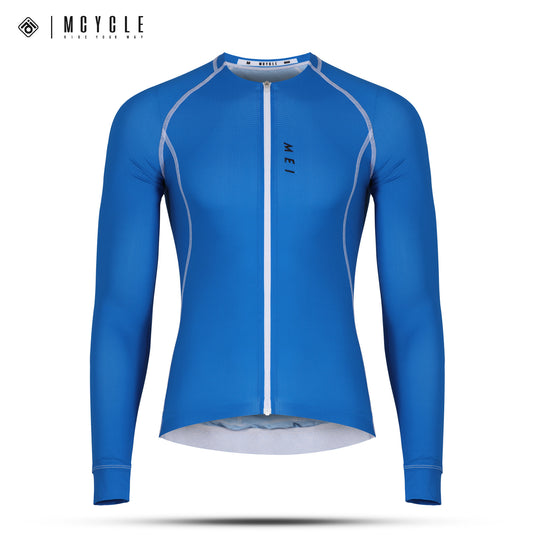 MCYCLE Men’s Long Sleeve Cycling Jersey – UV50+ Breathable Performance Pro Fit MY341