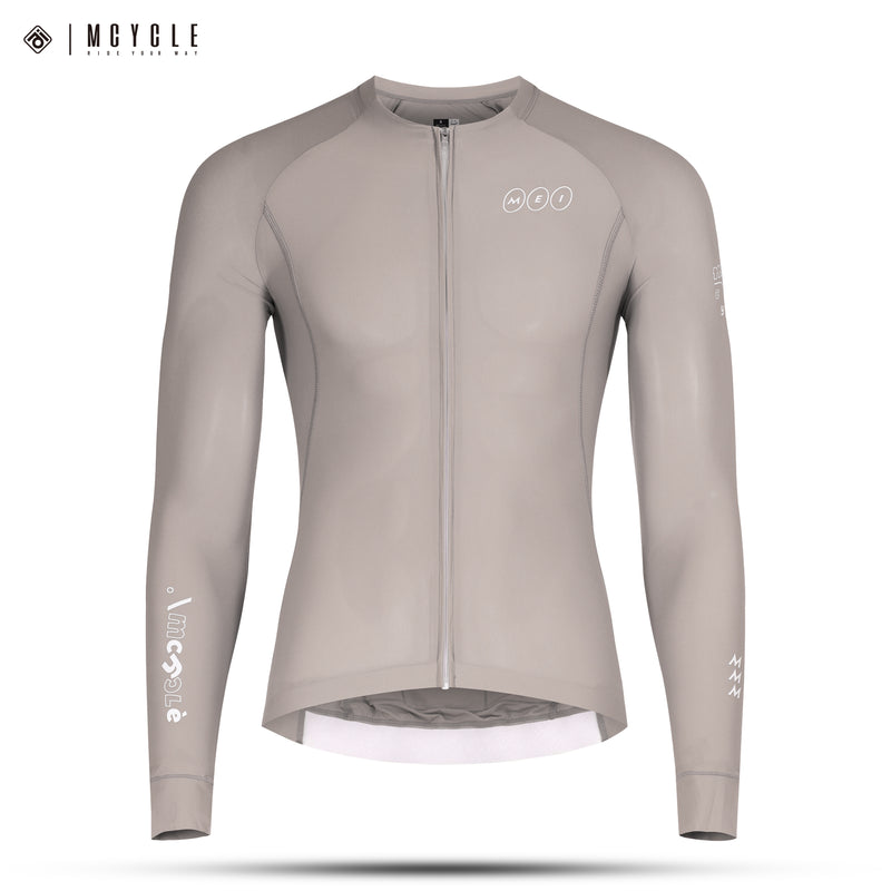 Load image into Gallery viewer, Mcycle Solid Color Men&#39;s Long Sleeve Cycling Jersey Anti UV 50+ MY356

