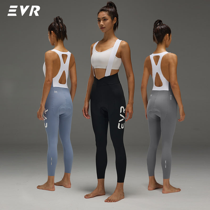 Load image into Gallery viewer, EVR Discover Series Women's Bib Cycling Tights 8102
