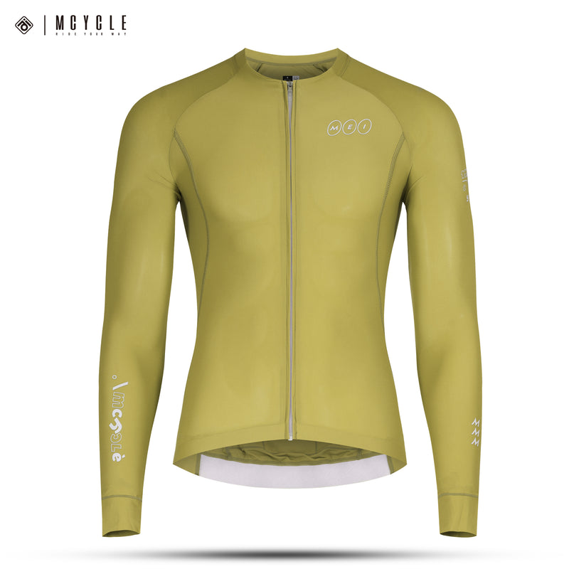 Load image into Gallery viewer, Mcycle Solid Color Men&#39;s Long Sleeve Cycling Jersey Anti UV 50+ MY356
