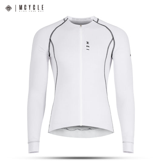 Mcycle Solid Color Pro Men's Long Sleeve Cycling Jersey MY341