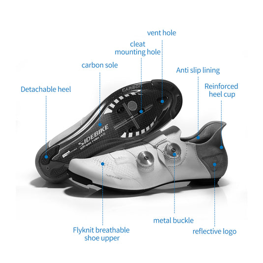 Sidebike SD-032 Professional Carbon Road Cycling Shoes