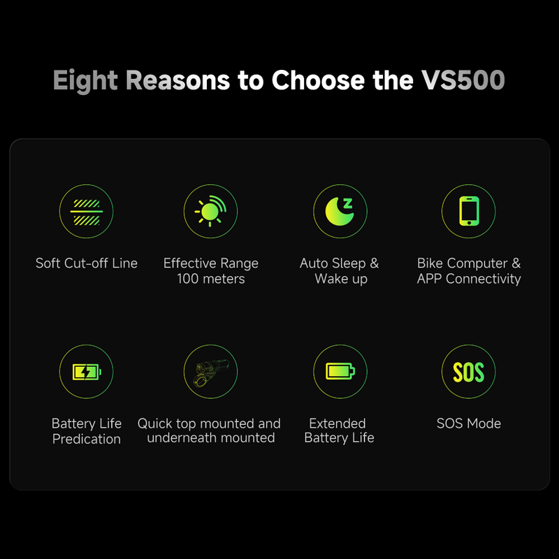 Load image into Gallery viewer, iGPSPORT VS500 Smart Bike Head Light Front Bicycle Light
