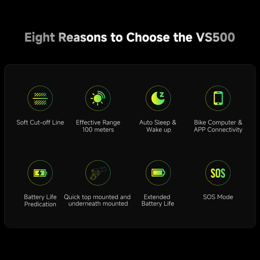 iGPSPORT VS500 Smart Bike Head Light Front Bicycle Light