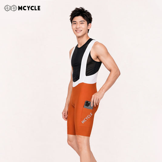 Mcycle Men's High‑Compression Road Cycling Bib Shorts MK109
