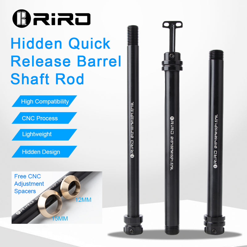 Load image into Gallery viewer, Riro Universal Bicycle Thru-Axle Diameter 12 mm thread distance M1.5
