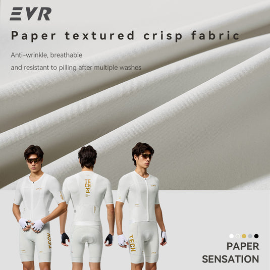 EVR TECH Series Men's Cycling Short Sleeve Jersey - Gilding Edition -2623
