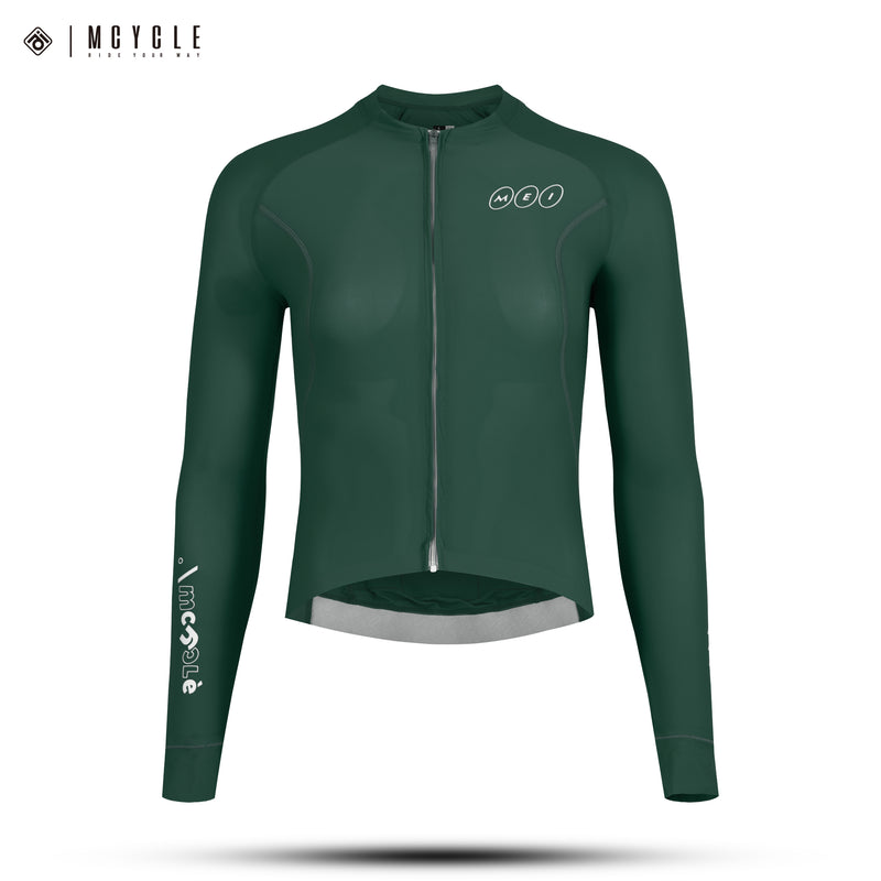 Load image into Gallery viewer, Mcycle Solid Color Women&#39;s Long Sleeve Cycling Jersey Anti UV 50+ MY356W
