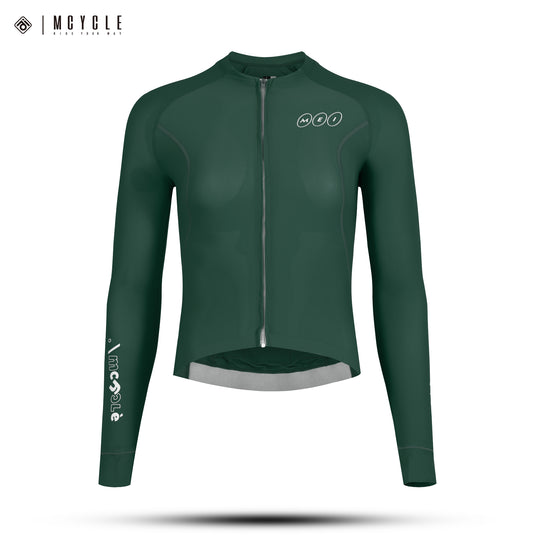 Mcycle Solid Color Women's Long Sleeve Cycling Jersey Anti UV 50+ MY356W