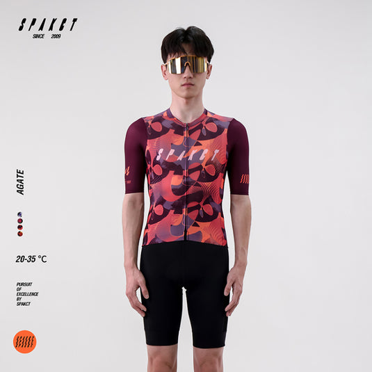 Spakct Four-sided Continuous Pro Men's Cycling Jersey YB111105