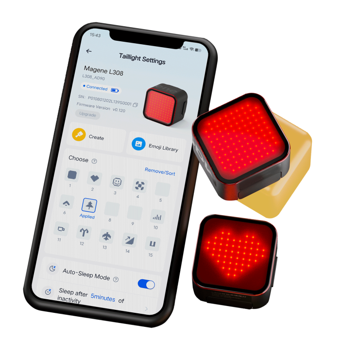 Load image into Gallery viewer, Magene L308 Intelligent Expression Tail Light
