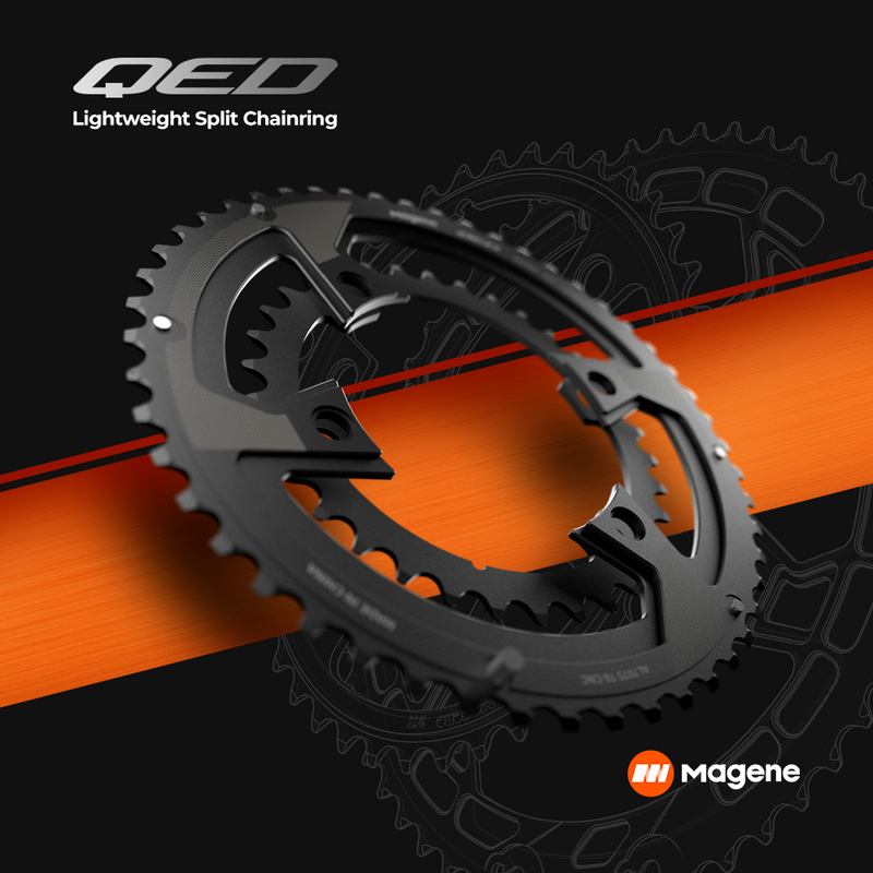 Load image into Gallery viewer, Magene QED Lightweight BCD110 Split Chainring
