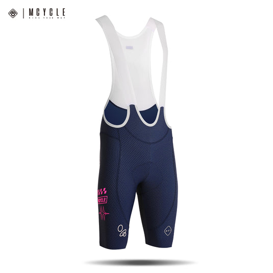 Mcycle Men's Cycling Bib Shorts with High-Perf Elastic Interface Pads MK102