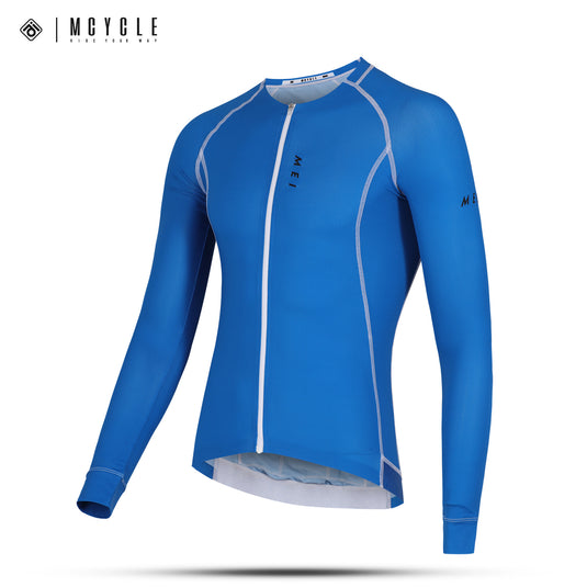 MCYCLE Men’s Long Sleeve Cycling Jersey – UV50+ Breathable Performance Pro Fit MY341