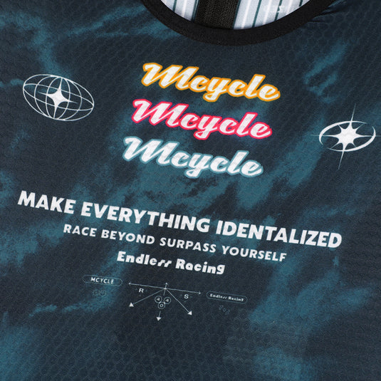 MCYCLE Unisex Time‑Trial TT Skinsuit | Aero One‑Piece Race Cycling Suit with Italy Elastic Interfac Pad MY414