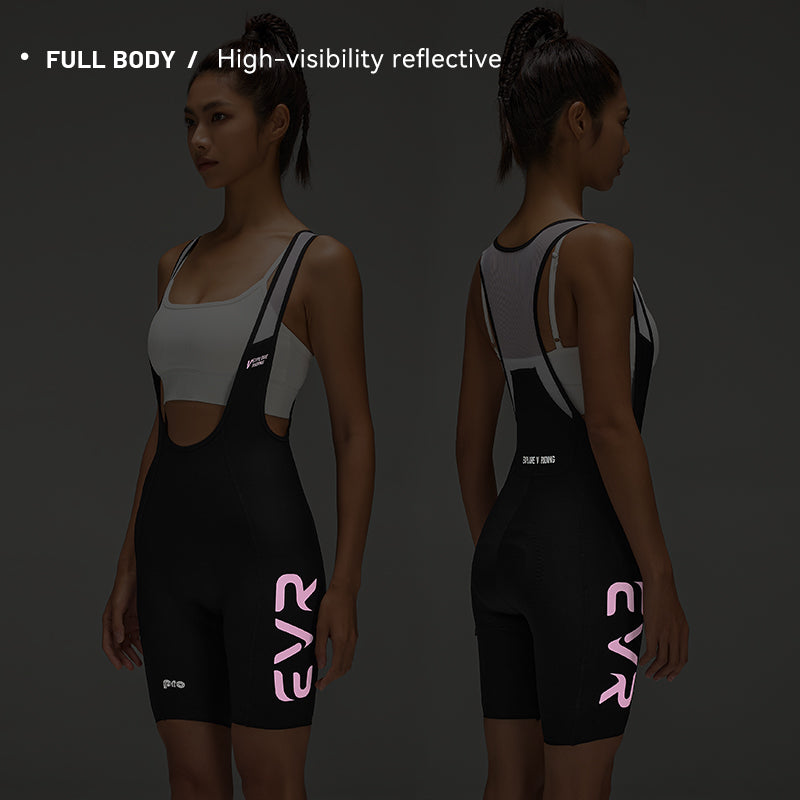 Load image into Gallery viewer, EVR Women’s Pro Cycling Bib Shorts – 2428 (Powered by Elastic Interface®)
