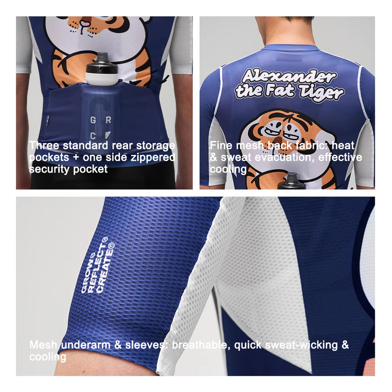 Load image into Gallery viewer, GRC x Pang Hu Unisex "Fat Tiger" Technical Cycling 1447
