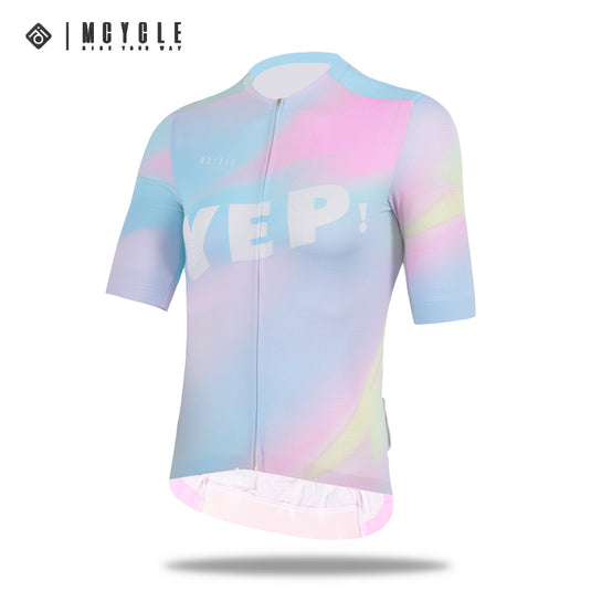 Mcycle Women's Performance Cycling Jersey - YEP Edition | Bamboo Charcoal Infused & UPF 50+  MY239W
