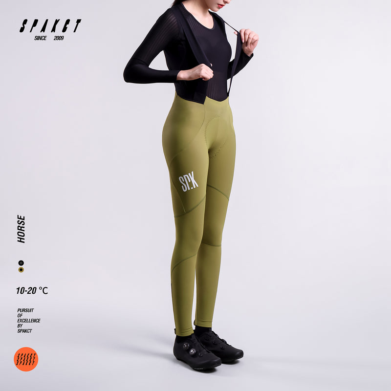 Load image into Gallery viewer, Spakct Junma Women's Fleece-lined Cycling Bib Tights  10-20℃ YC222011

