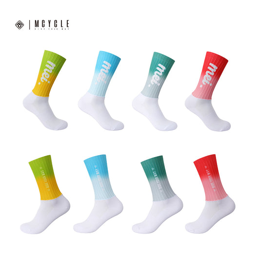 Mcycle Multiple Colors Patchwork Aero Cycling Socks MP048