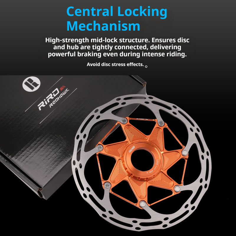 Load image into Gallery viewer, Riro DBR41 Disc Brake CNC Ice Rotor Center Lock
