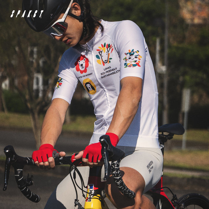 Load image into Gallery viewer, Spakct Nursery Rhyme Men’s Short Sleeve Cycling Jersey YB111139
