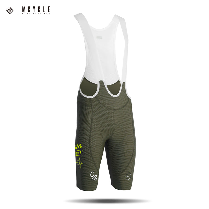 Load image into Gallery viewer, Mcycle Men&#39;s Cycling Bib Shorts with High-Perf Elastic Interface Pads MK102
