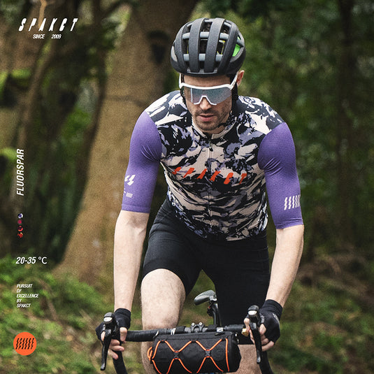 Spakct Four-sided Continuous Pro Men's Cycling Jersey YB111105