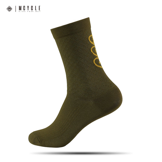 MCYCLE Unisex High-Elastic Athletic Knitted Cycling Socks - MP059 Dopamine Series