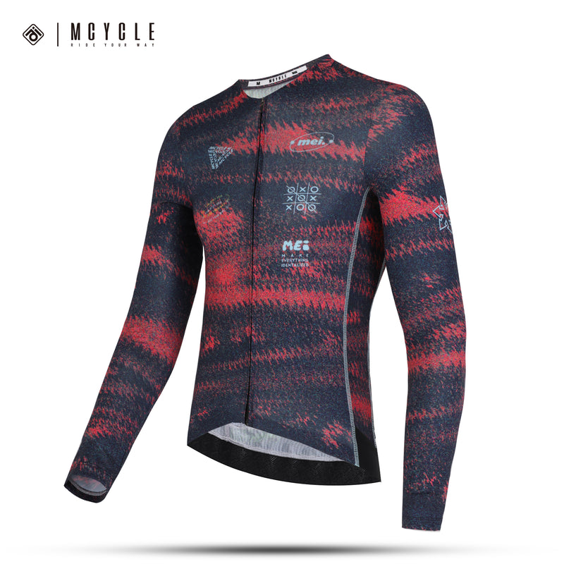 Load image into Gallery viewer, Mcycle Men's Pro Long Sleeve Cycling Jersey MY337
