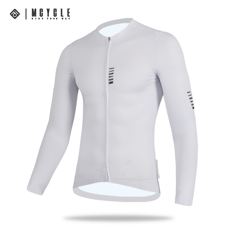 Load image into Gallery viewer, Mcycle Man Solid Color Bamoo Fiber Long Sleeve Cycling Jersey MY242
