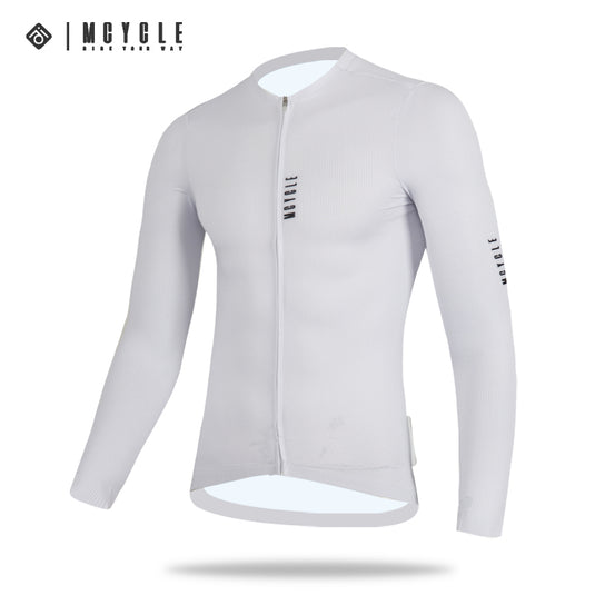 Mcycle Man Solid Color Bamoo Fiber Long Sleeve Cycling Jersey MY242