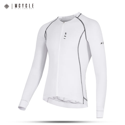 Mcycle Solid Color Pro Men's Long Sleeve Cycling Jersey MY341