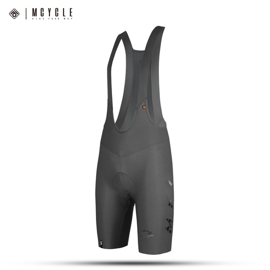 Mcycle Men's Cycling Bib Shorts with Elastic Interface Pads MK100