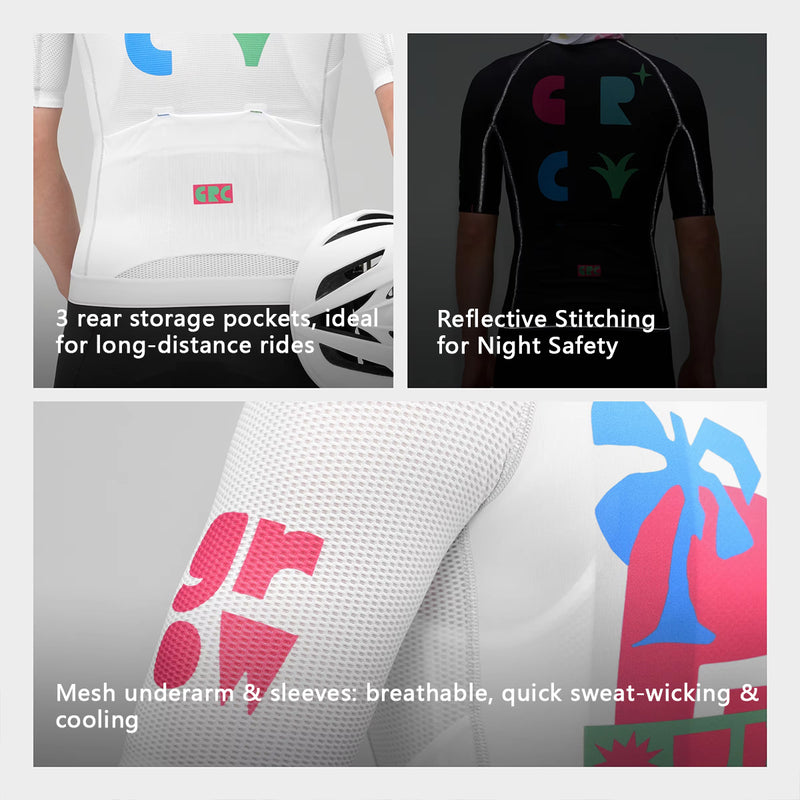 Load image into Gallery viewer, GRC Unisex Coconut Breeze Technical Cycling Jersey - Summer Edition 1241
