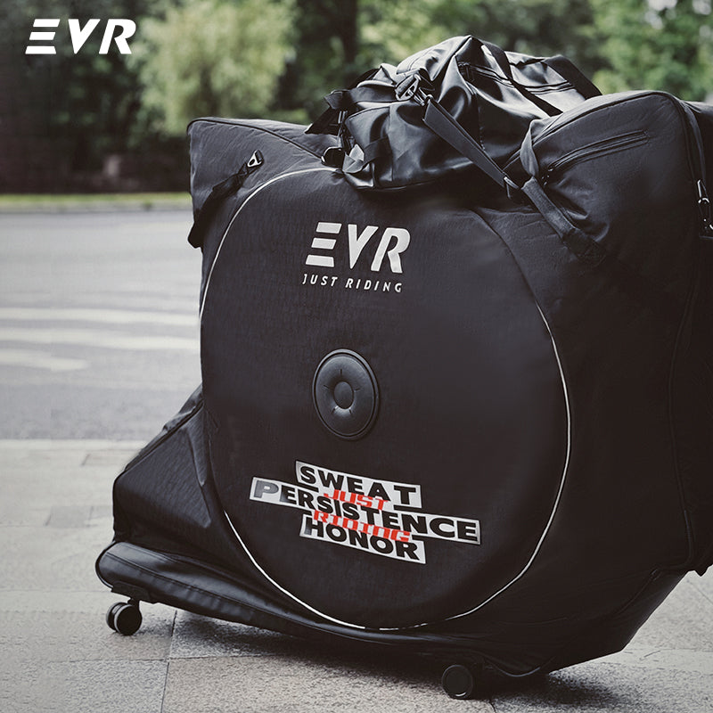 Load image into Gallery viewer, EVR Padded Rolling Bicycle Travel Bag | Air‑Friendly Bike Transport Case
