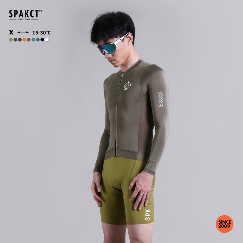 Load image into Gallery viewer, Spakct SPK X Pro Man Long Sleeve Cycling Jersey 20-35℃ YB211084
