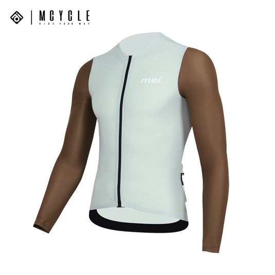 Mcycle Man Contrast Color Long Sleeve Cycling Jersey MY249