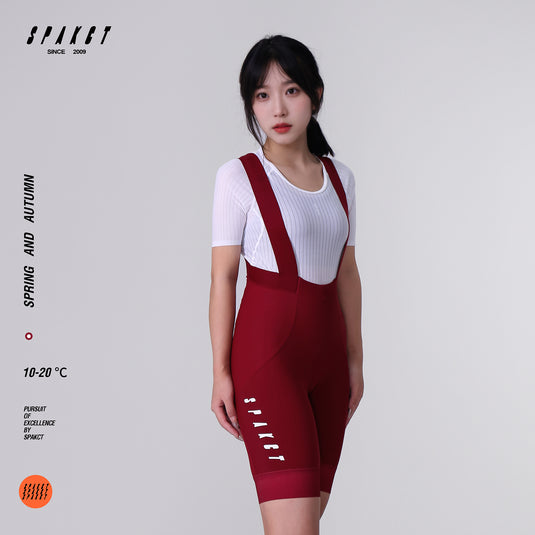 Spakct Chunqiu Women's Fleece-lined Cycling Bib Shorts  10-20℃ YC212012