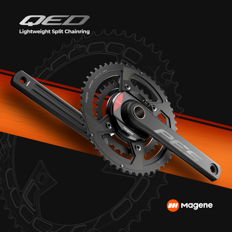 Load image into Gallery viewer, Magene QED Lightweight BCD110 Split Chainring
